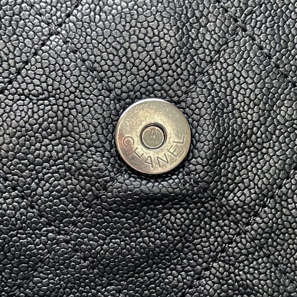 Chanel Caviar Quilted Foldover Shoulder Bag - Picture 8 of 11